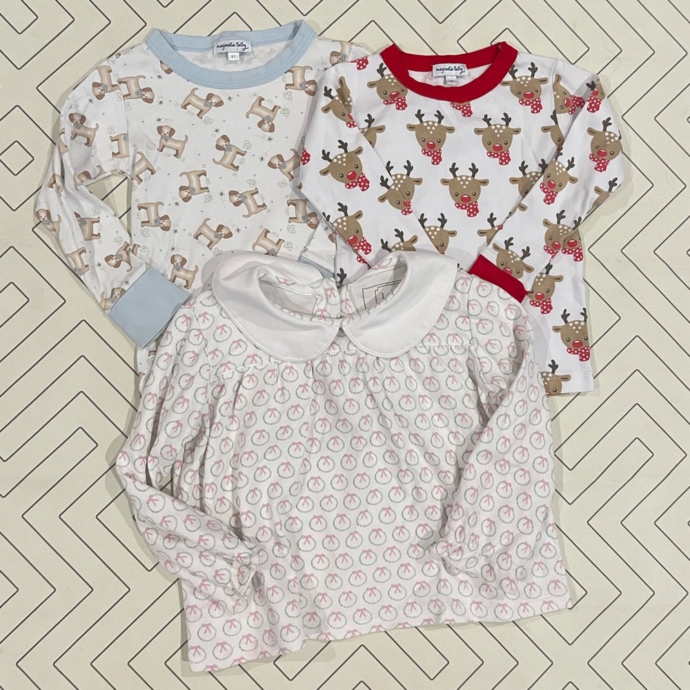 Bundle of Toddler Size 3 Pajama Separates